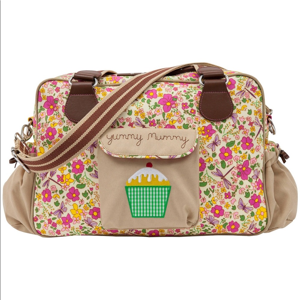 Diaper Bag Pink Lining Yummy Mummy  (UK Brand)